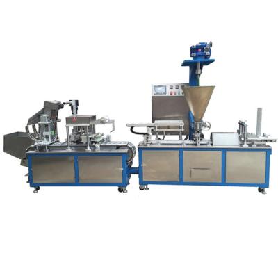 China Chemical Full Automatic Play Dough Cup Filling Machine And Sealing Machine for sale