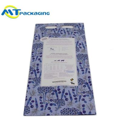 China Large Capacity Pet Food Packaging Bags Oxygen Isolation With Two Aircraft Holes for sale