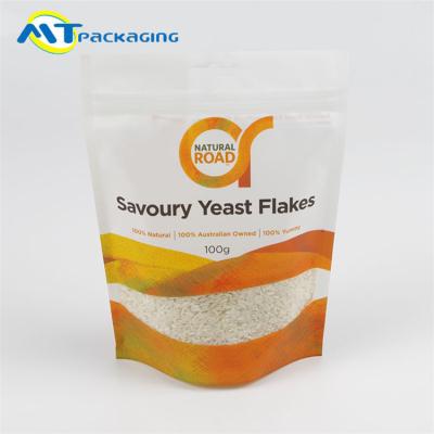 China Easy To Display Nut Packaging Bags Customized Size For Savoury Yeast Flakes for sale