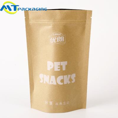 China Large Capacity Custom Printed Stand Up Pouches Self Sealing For Pet Food for sale