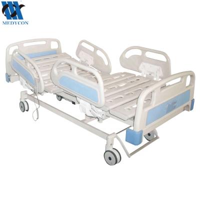 China (Height) adjustable hospital nursing triple function electric resuscitation bed, electric hospital bed with central control lock, electric bed linak for sale