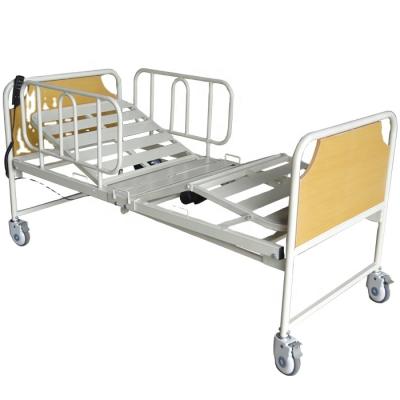 China Two Function Hospital Bed MDF Board Folding Medical Manufactured Electric Bed Portable Medical Bed for sale