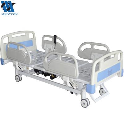 China Easy Movement Medical Beds for Hospital Okin Motor Bed 3 Electric Adjustable Motors Electric Hospital Bed for ICU or Clinic for sale