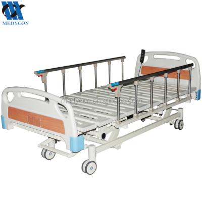 China ICU Triple Function Automatic Electric Hospital Bed Physiotherapy Bed Hospital ABS Electric Bed for sale