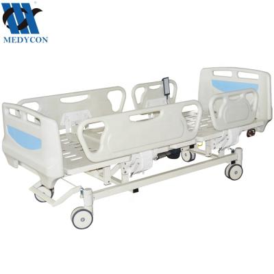 China Special Three Functions ABS Guardrails Bed 3 Function Electric Hospital Nursing Patient Bed for sale