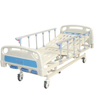 China Medical popular design used cranks hospital bed for sale 3 function manual patient hospital bed for sale