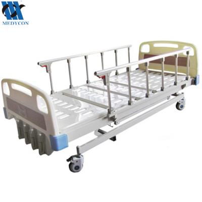 China MDK-T5611L Zhangjiagang Medycon Metal Cheap Price 5 Functions Manual Hospital Bed With Foldable Crank for sale