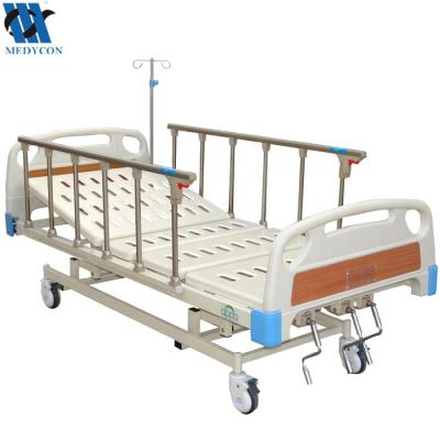 China Clinic MDK-T3611L(I) 3 Functions Hospital Manual Equipment Bed Inpatient Bed Hospital Medical Caregivers for sale