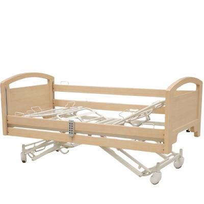 China 5 Function Electric Nursing Home Electric Bed With MDF Board Home Care Bed For Elder for sale