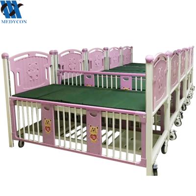 China Hospital Pediatric Baby Cot BDB09 Metal Medical Clinic Child Medical Bed For Patient Use for sale