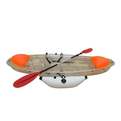 China PC Polycarbonate Cheap Kayak Hull Three Person Thickened Impact Resistant Big Size Plastic Watercraft for sale