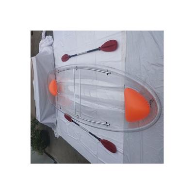 China Kayak Crystal Canoe Plastic Cheap Three Person PC Polycarbonate Kayak For Boat Surfing And Cruising for sale