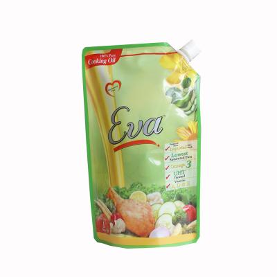 China Flexble Packaging Customized Recycled Beverage Packaging Bag 200Ml 300ml 500Ml Plasti Spout Pouch for sale