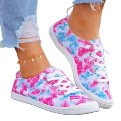 China New fashion trend cotton multicolor upper unisex ladies casual rubber unique sneakers for women custom shoes for sale