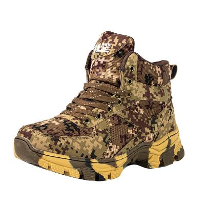 China Warm Winter Hiking Shoes Warm Brown Camouflage Mens Snow Boots Army Military Tactical Boots for sale