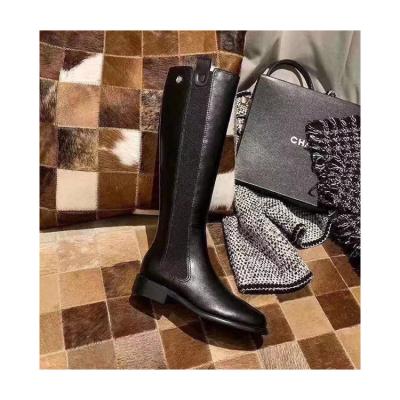 China Fashion New Arrival Customized Knee High Knee High Boots Flat Popular Women's Long Boots for sale