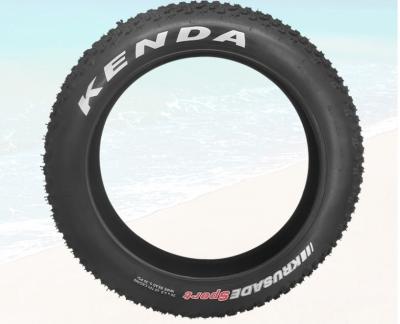 China 20x4.0 Sneeuwfiets Zwarte vetband Strandfiets Rubber buitenbanden voor 12-20inches en 2 kg Te koop