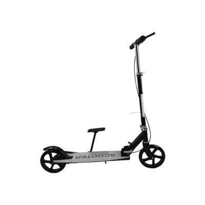 China 2022 Foldable Rubber Wheels Adult Stunt Scooter Portable Kick Scooter Two Wheel Style for sale