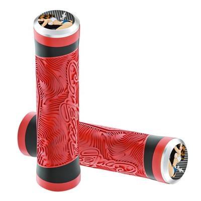 China 130mm * 30mm ENLEE Silica Gel Bicycle Handle Bar Grips Suitable for Off-Road Bicycles for sale