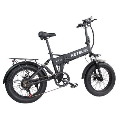 China All-Terrain 1000W 13AH Electric Bike with 20x4.0 Inch Fat Tire and Fast Charging Time for sale