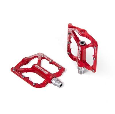 China 2021 ENLEE Red/black Aluminum Alloy Ultralight Pedals for Mountain Bike Road Bicycle for sale