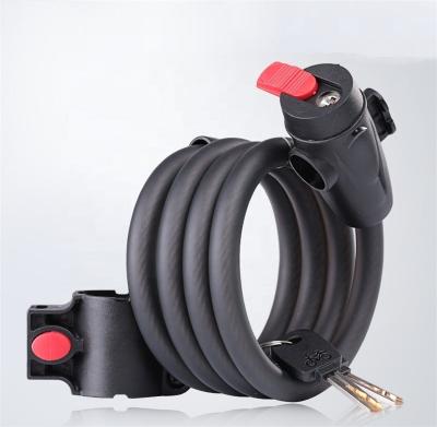 China 2022 Anti-Theft Bike Steel Cable Lock Draagbare beveiligingshangslot voor mountain MTB-fietsen Te koop