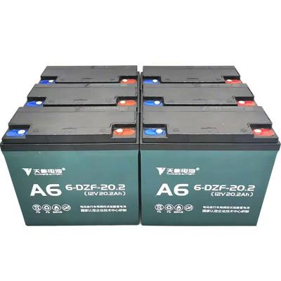 China 12V20.2Ah 6-DZF-20.2 Trocken aufgeladen versiegelte GEL-Blei-Säure-Batterie für elektrisches Skateboard zu verkaufen