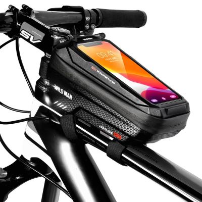 China Waterproof 6.6in Phone Case Touchscreen Bag for MTB Pack 1L Capacity Bicycle Accessories for sale