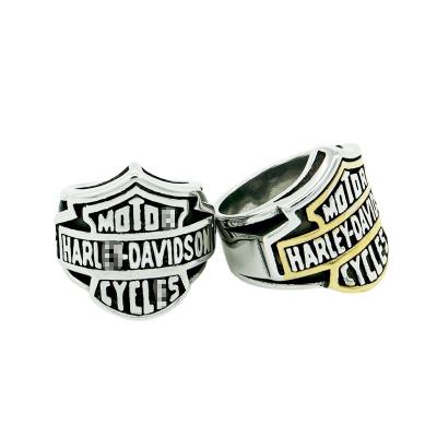 China Men's Dominant Ring Titanium Steel Motorcycle Letters Hiphop Punk Stainless Steel Personality Trend Men's Ring JBX0032 for sale