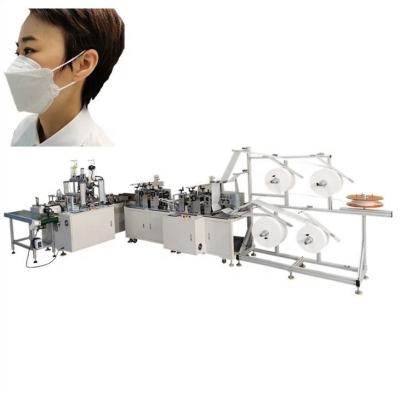 China Making Disposable Face Mask Kf94 Fish Mask Making Machine Making With Automatic 3D Face Kf94 Dust Mask Making Machine for sale