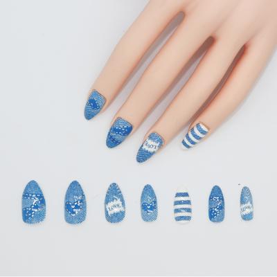 China Acrylic Nails Artificial Tip New Arrival Fake Design Stiletto Nails for sale