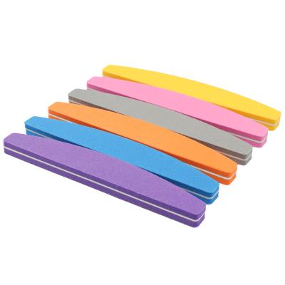 China Professional Nail Care Custom 100/180 Nail Folder NEW With Logo Sponge Nail Folder EVS+PS Nail File Set for sale