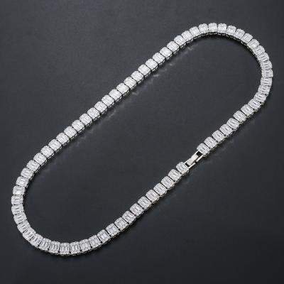 China Hiphop Jewelry 9MM Women Necklace Men's Hip Hop Bling Bling Pendant Chain Necklace for sale