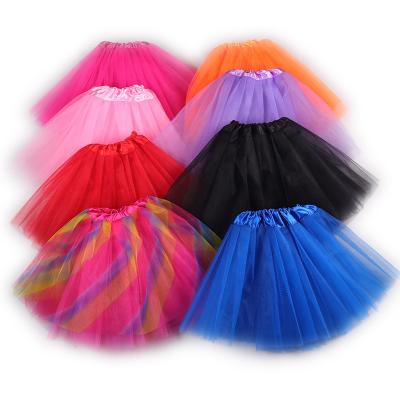 China Anti-wrinkle kids leotard dance tights hot sale halft length dress for girls with low price ballet chiffon tutu skirt kids for sale