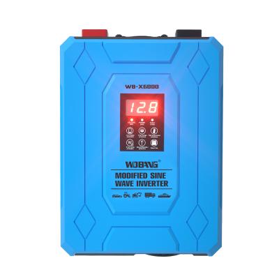 China WOBANG Shell Ambulance Inverter Modified Sine Household Blue Wave Inverter 6000W for sale