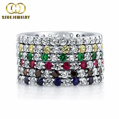 China New Products 2SHE CLASSICS 925 Sterling Silver Stacking Rings for sale