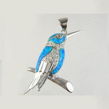 China Alibaba China Supplier Silver Opal 925 Silver Birds For Sale for sale