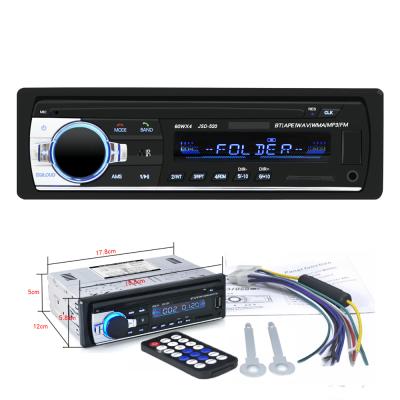 Cina 1din vehicle remote control stereo audio receiver support player auto car radio 12V mp3 in vendita