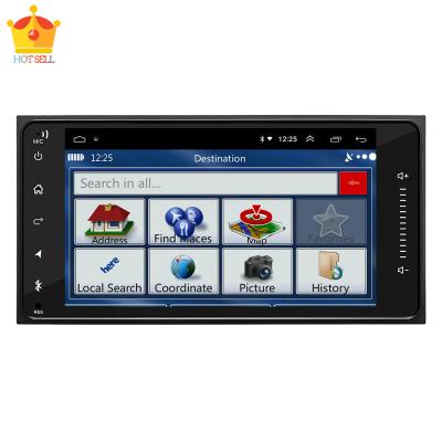 중국 Metal + Plastic 2 Din Android 8.1 Car Multimedia 7