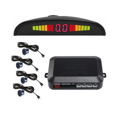 China Reversing Parking System Radar Human Voice Prompt Led Display Parking Sensor 90*60*20mm for sale