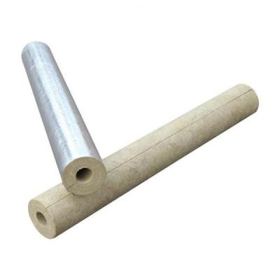 Cina Insulation Material Natural Rockwool Tube Insulation Rock Wool Pipe in vendita