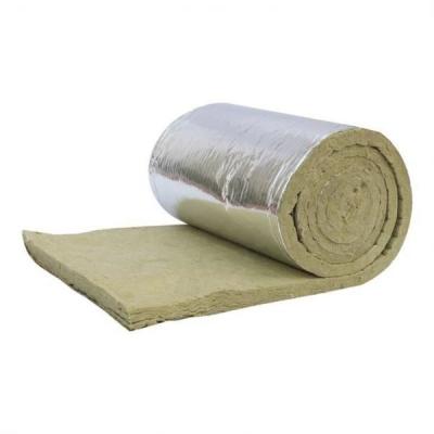 China Acoustic Control Insulation Material Rock Wool Roll With Aluminum Foil à venda