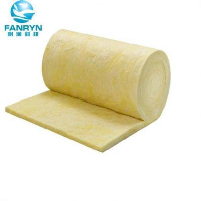 China Semi Rigid Flexible Insulation Material Glass Wool Blanket Insulation Lightweight for sale