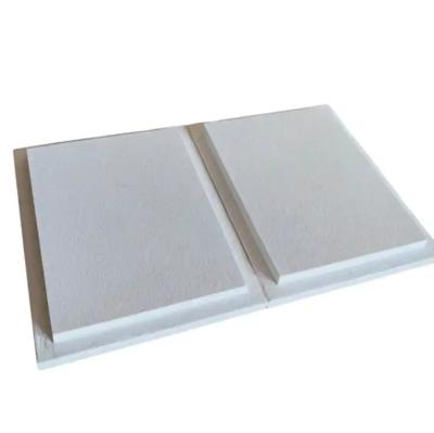 China White Or Black Fiberglass Ceiling Tiles Tegular Type 90 - 130kg/m3 for sale