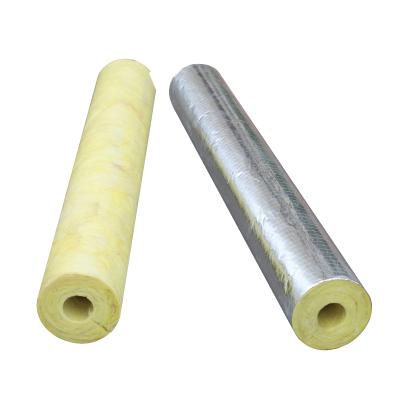 China Maximum Efficiency Fiberglass Pipe Insulation With Glass Wool Material Te koop