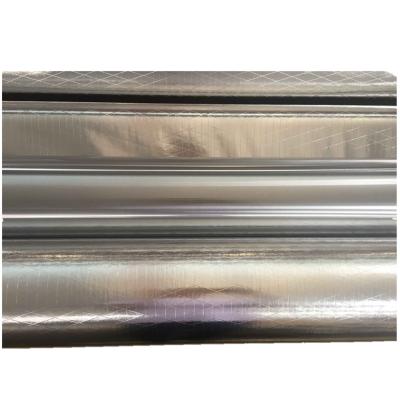 China Reinforced Aluminum Foil Facing Material On Glass Wool Or Mineral Wool Surface for sale