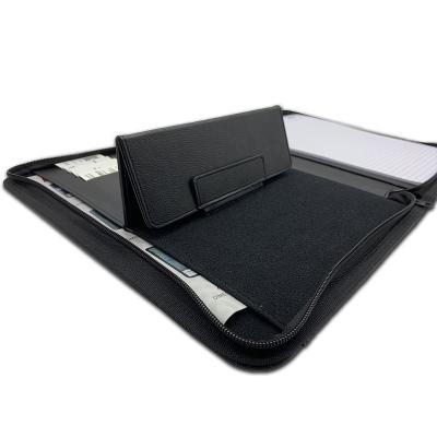 China Eco-friendly Factory Directly Sell A4 Document Folder Clipboards Size Leather Folder for sale