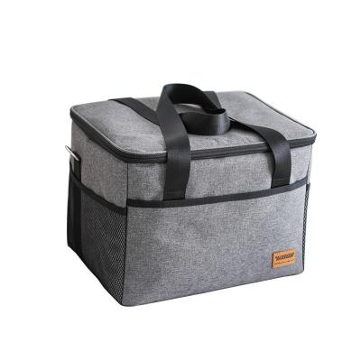 China Fashion Large Capacity Outdoor Cooler Bag Waterproof Picnic Bag Thicken Aluminum Foil 10L 18L 28L Cool Cooler Storage Bag for sale