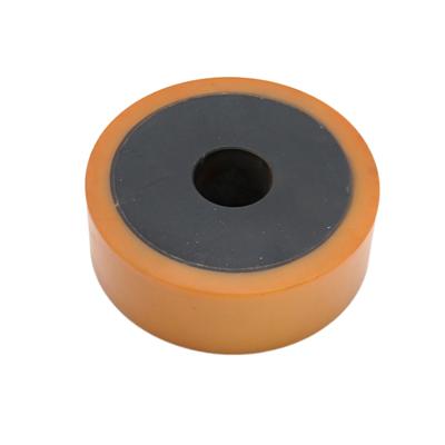 China Other Heavy Duty AGV Warehousing Logistics Polyurethane Coated Wheels AGV Drive Wheels Castors for sale