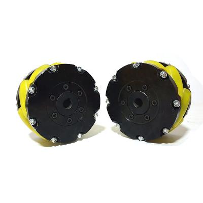 China Other Factory Direct Casters Wheels PU 500KG Load 8in Mecanum Heavy Duty Wheel for sale